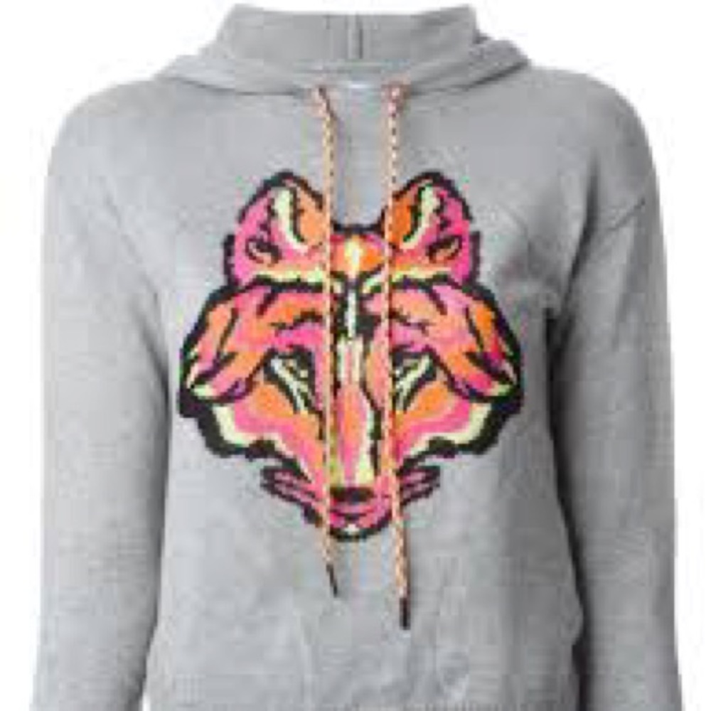 ISO-Zadig and Voltaire wolf/fox sweater-any color
